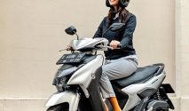 Skutik Yamaha Gear Ultima Hybrid resmi mendapatkan penyegaran terbaru dengan menghadirkan tiga varian sekaligus, yakni Hybrid, Hybrid Solid, dan Hybrid Smart.(Istimewa)